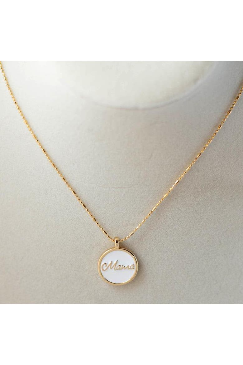 Forever Mama Necklace, Alternate, color, Gold