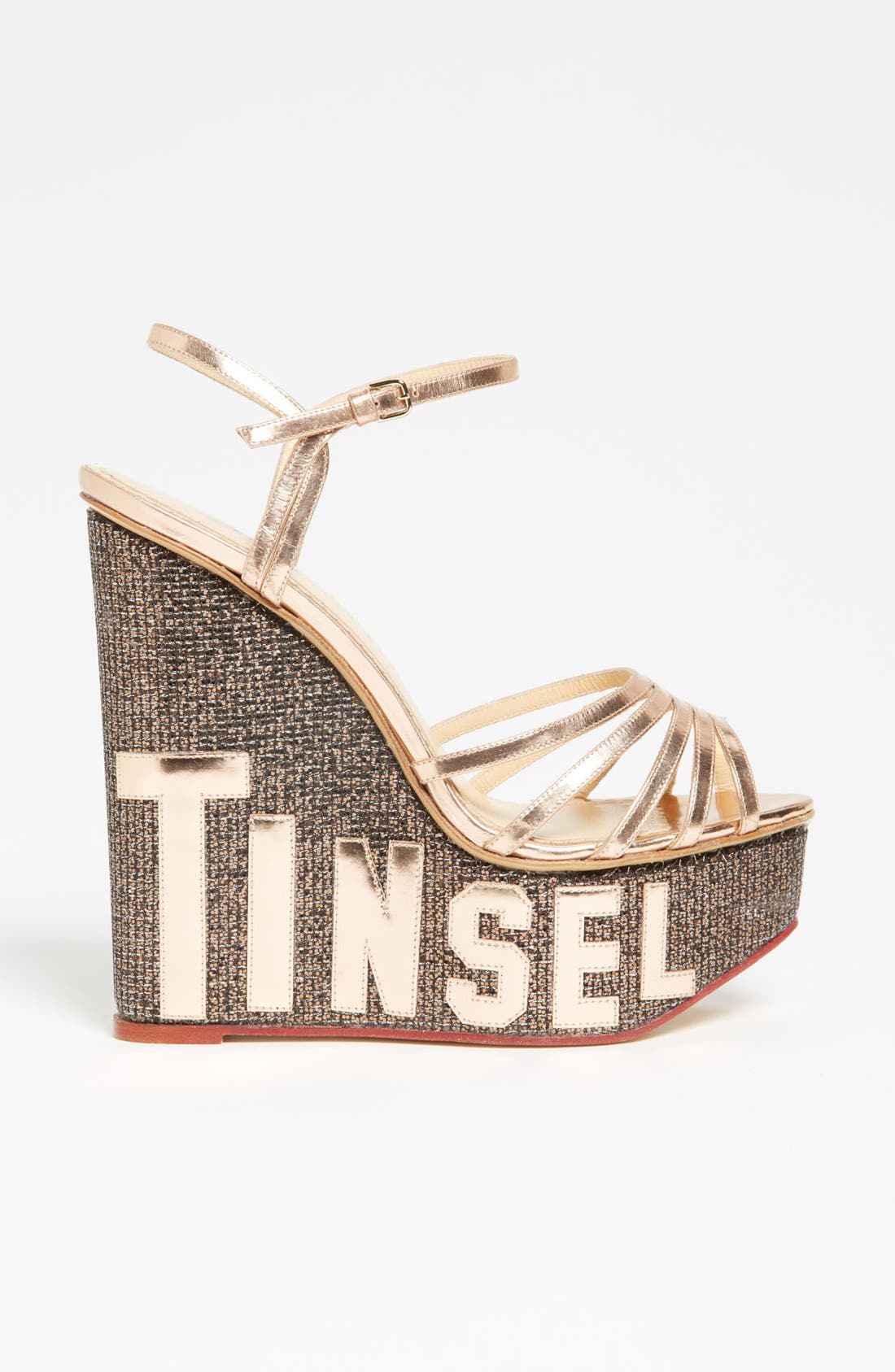 Charlotte Olympia 'Tinseltown' Sandal, Alternate, color, 