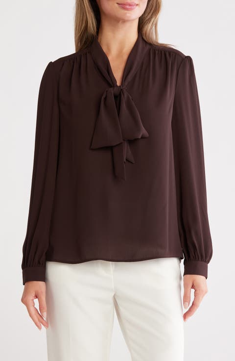 Tie Neck Georgette Top