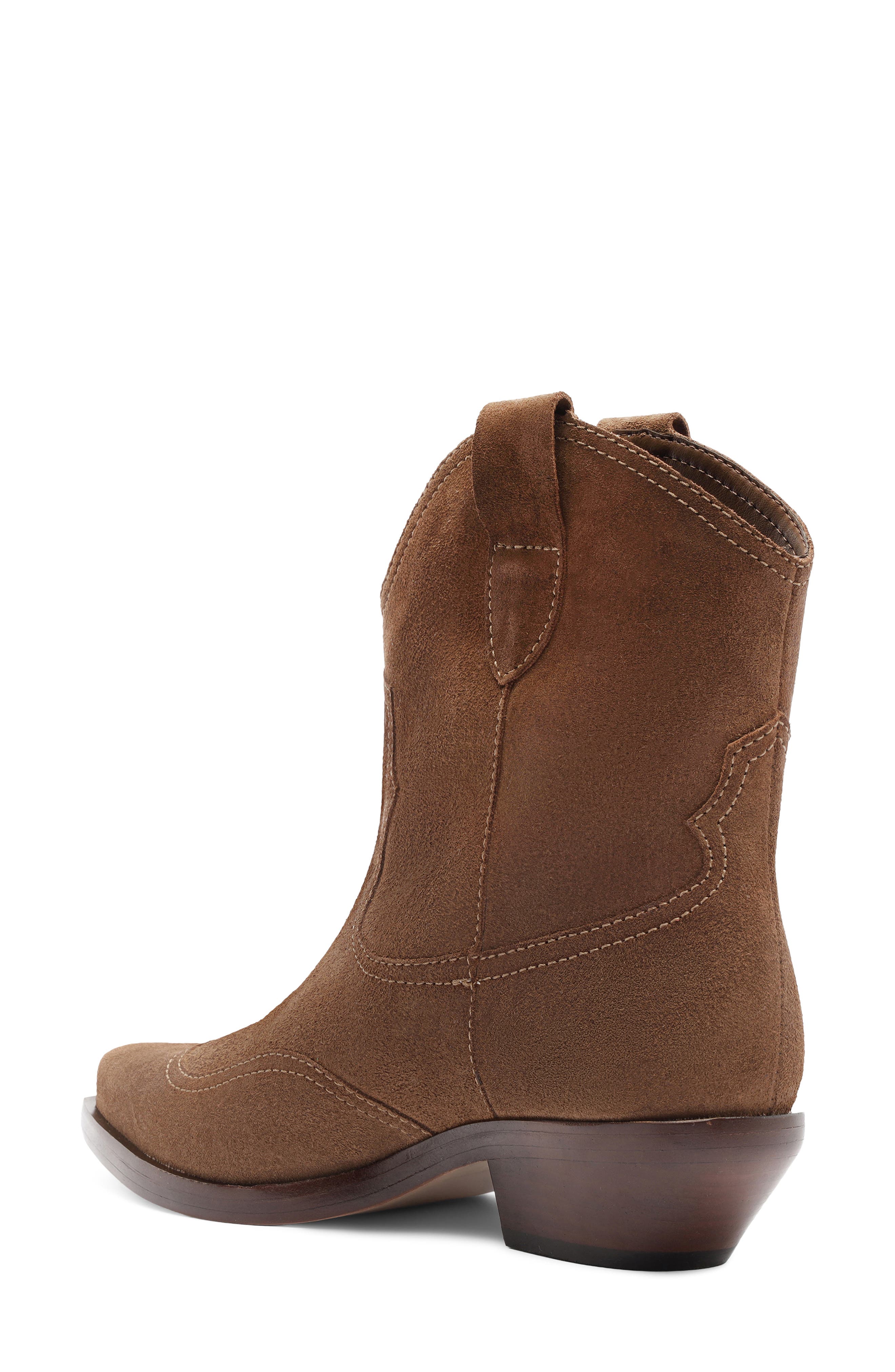 Nash Leather Bootie, Alternate, color, BROWN