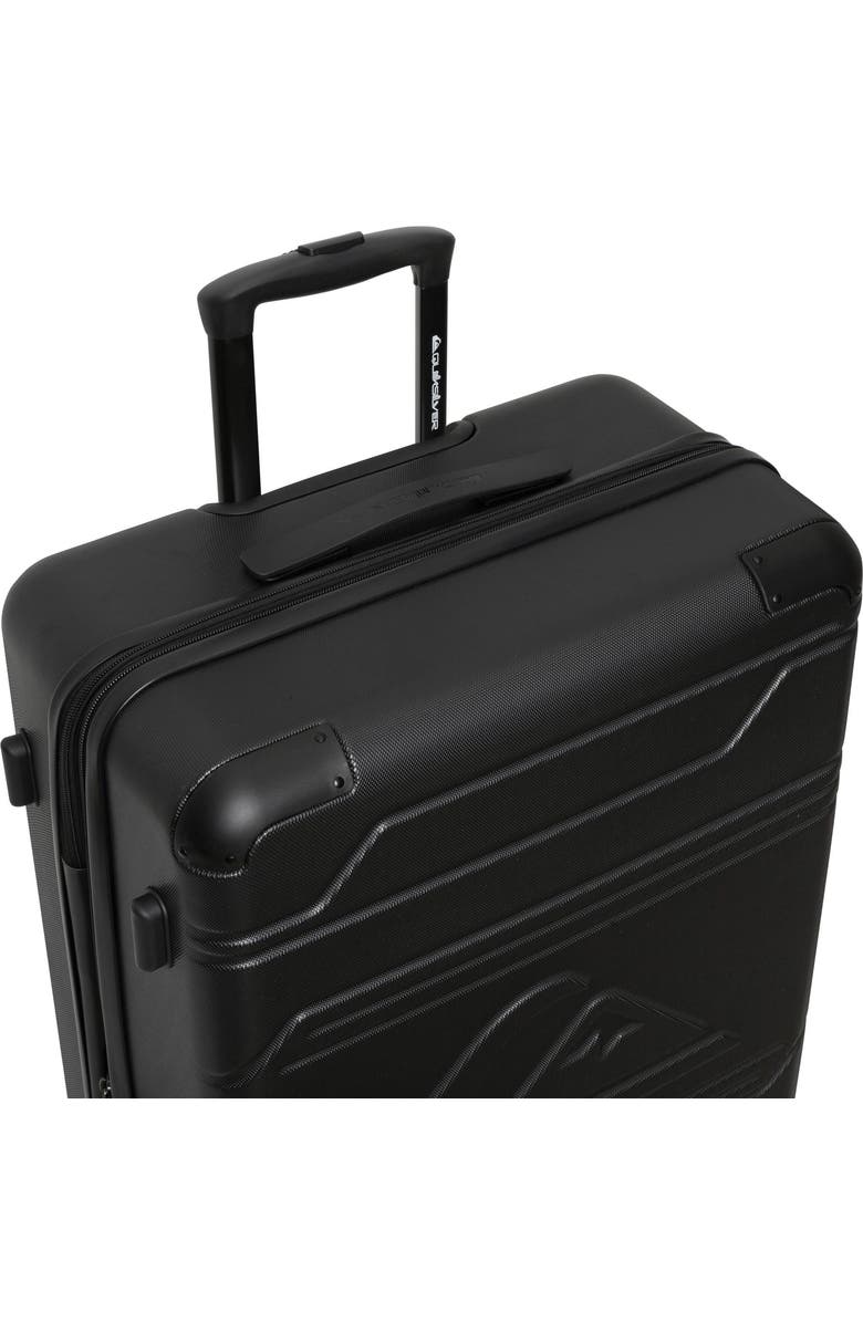 Quiksilver Rincon Suitcases PC Hardside Expandable Luggage with Spinner Wheels, 3-Piece Set, Alternate, color, Black