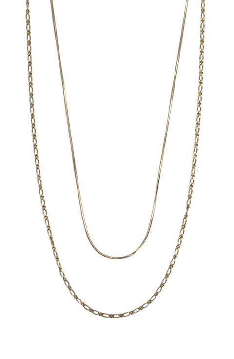 Double Layered Chain Necklace