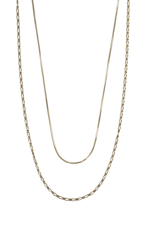 Argento Vivo Double Layered Chain Necklace