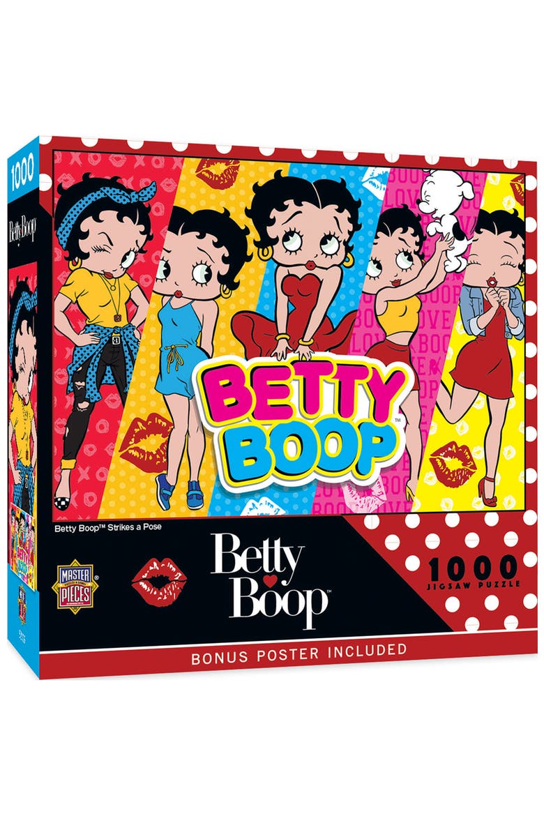 Betty Boop Strikes a Pose 1000pc Puzzle, Main, color, Multicolor