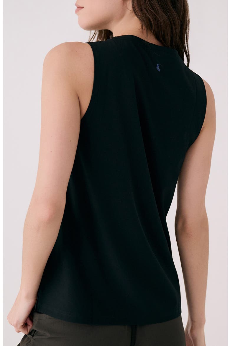 Olivie Tank Top, Alternate, color, BLACK