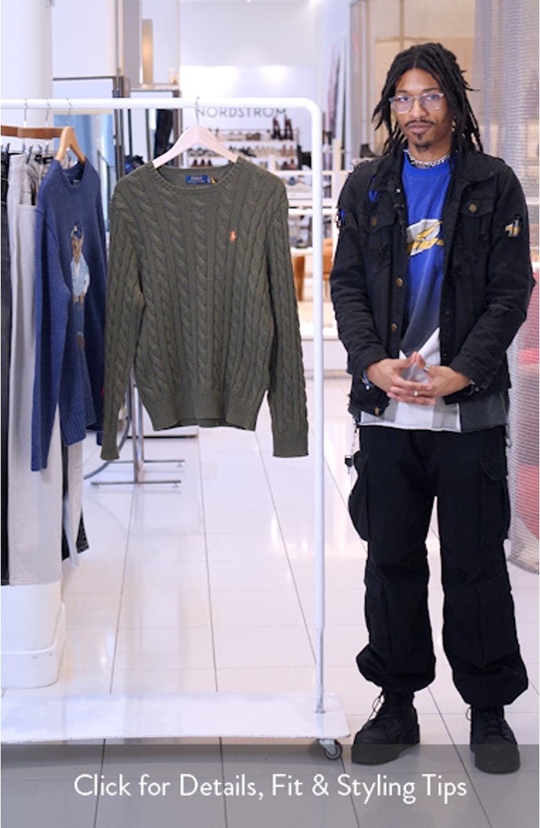 Cotton Cable Sweater, sales video thumbnail