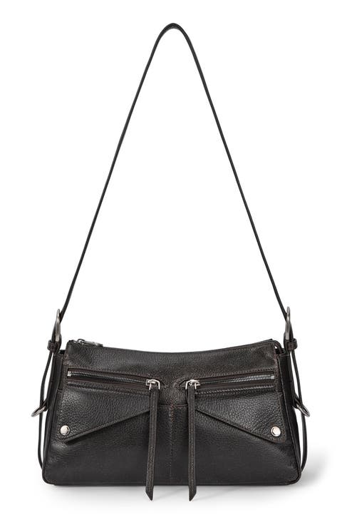 Moto Leather Shoulder Bag