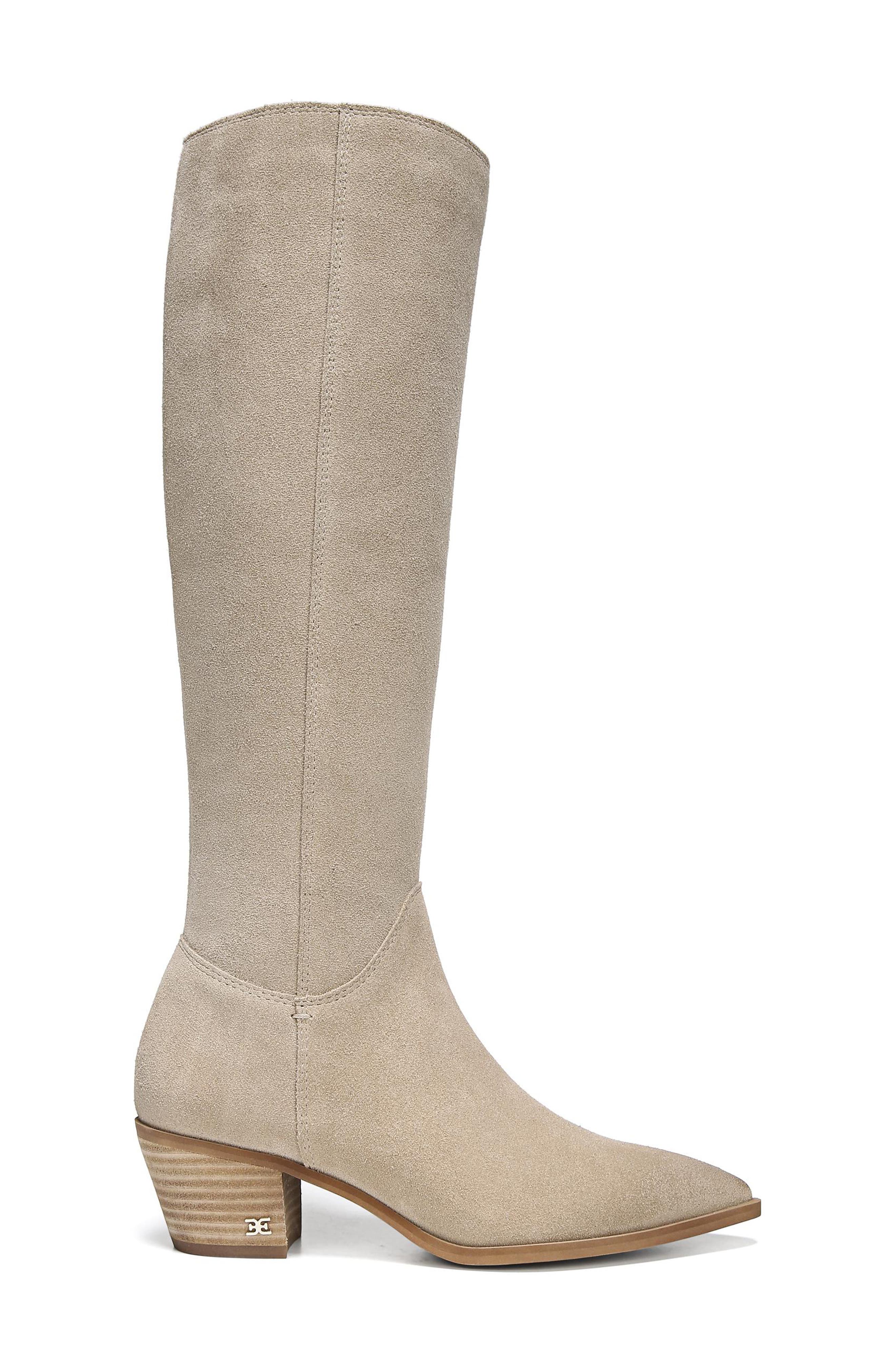 Rowena Knee High Boot, Alternate, color, WARM TAUPE SUEDE