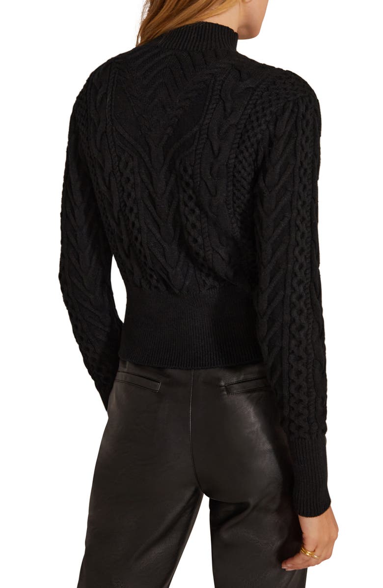 Favorite Daughter The Esther Cable Knit Sweater, Alternate, color,