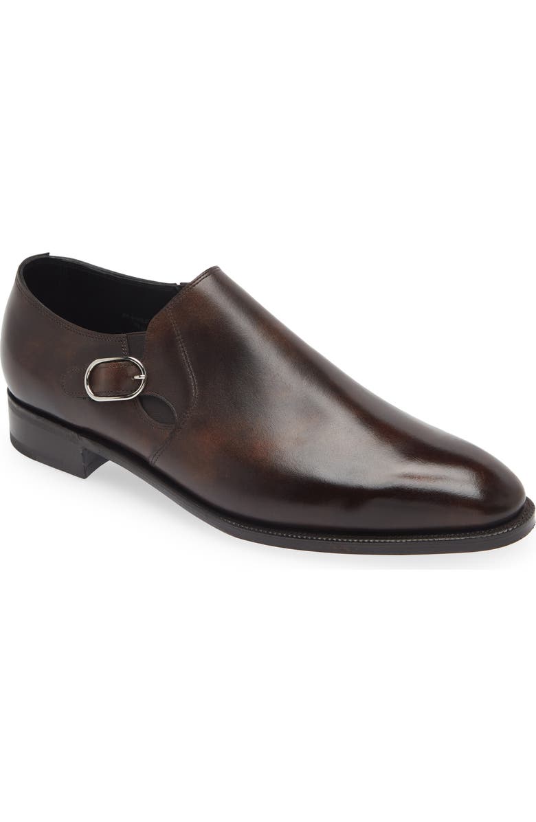 John Lobb Moorfields Side Buckle Slip-On, Main, color,