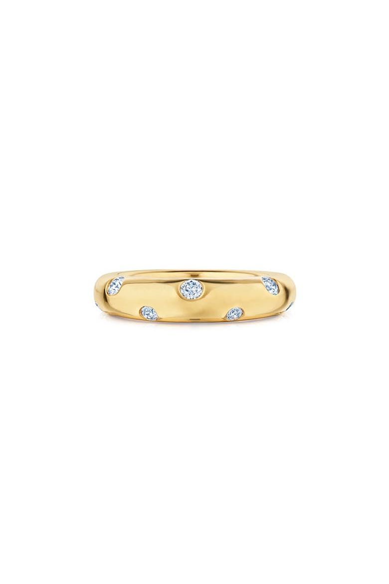 18k Gold Diamond Band Ring, Main, color, YELLOW GOLD