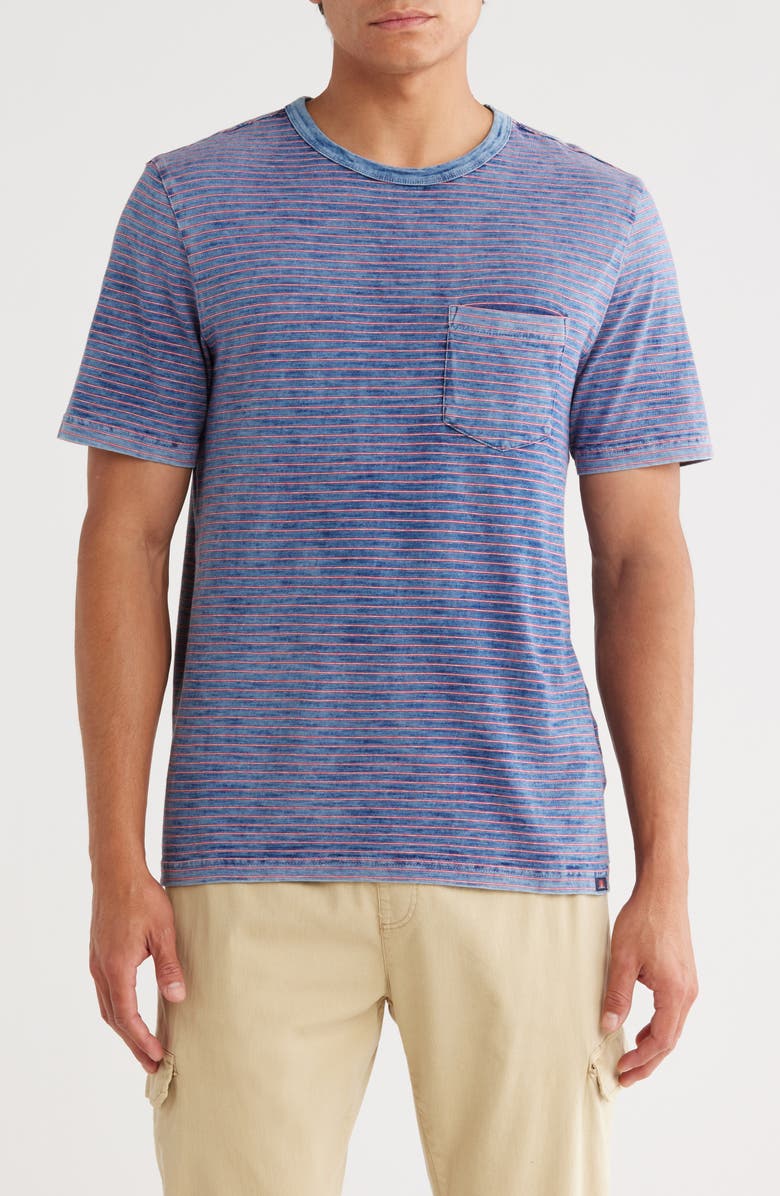 Faherty Organic Cotton Pocket T-Shirt, Main, color, 