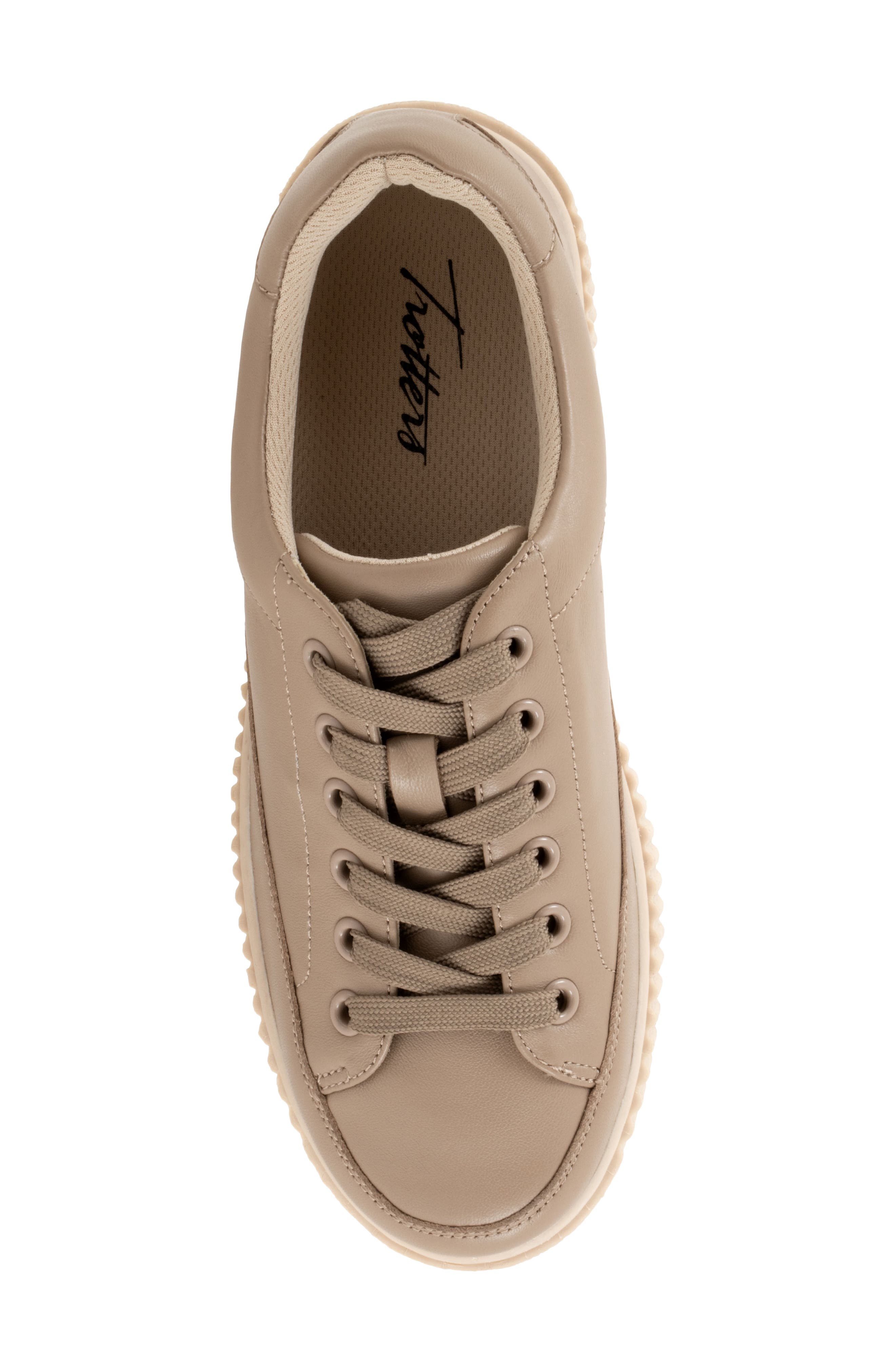 Trotters Baylor Platform Sneaker, Alternate, color, Taupe