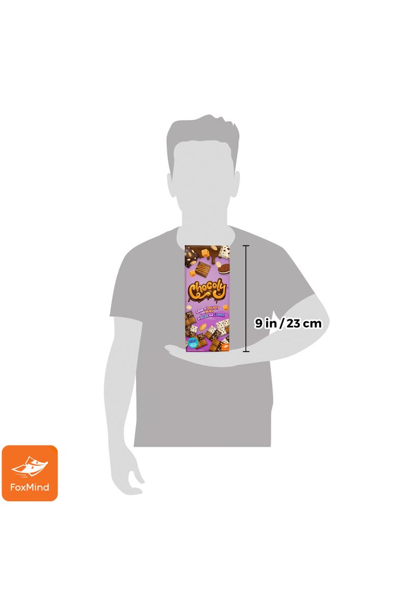 FoxMind Chocoly Family Logical Thinking and Observation Board Game, Alternate, color, Multicolored