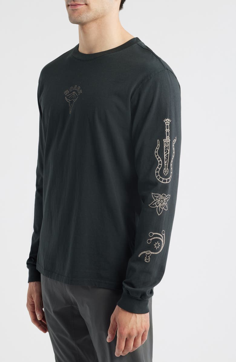Roark Gaucho Icons Long Sleeve Graphic T-Shirt, Alternate, color, Black