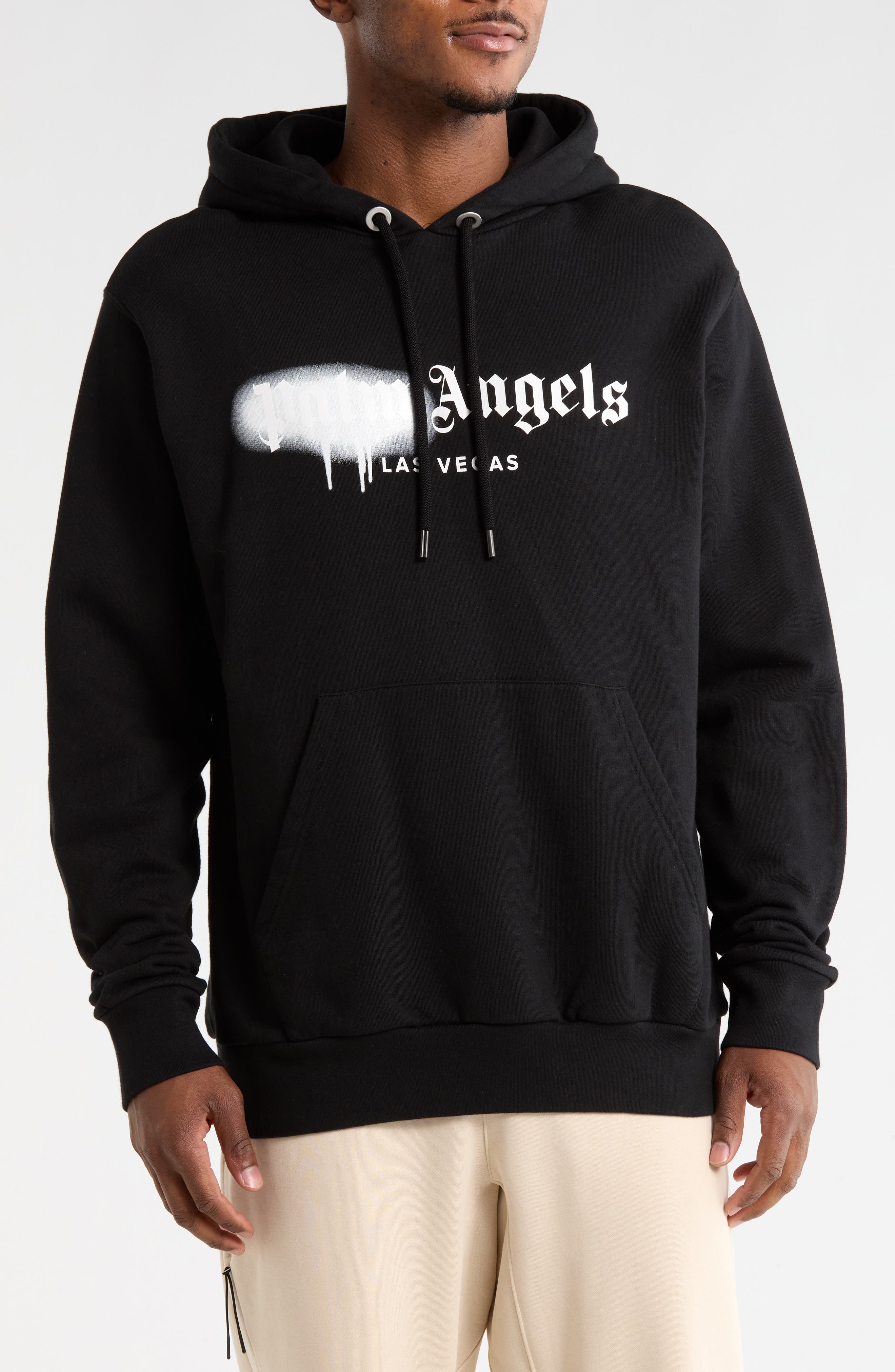 Palm Angels Logo Graphic Hoodie