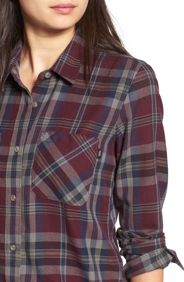 Vans 'Awesome' Flannel Shirt, Alternate, color,