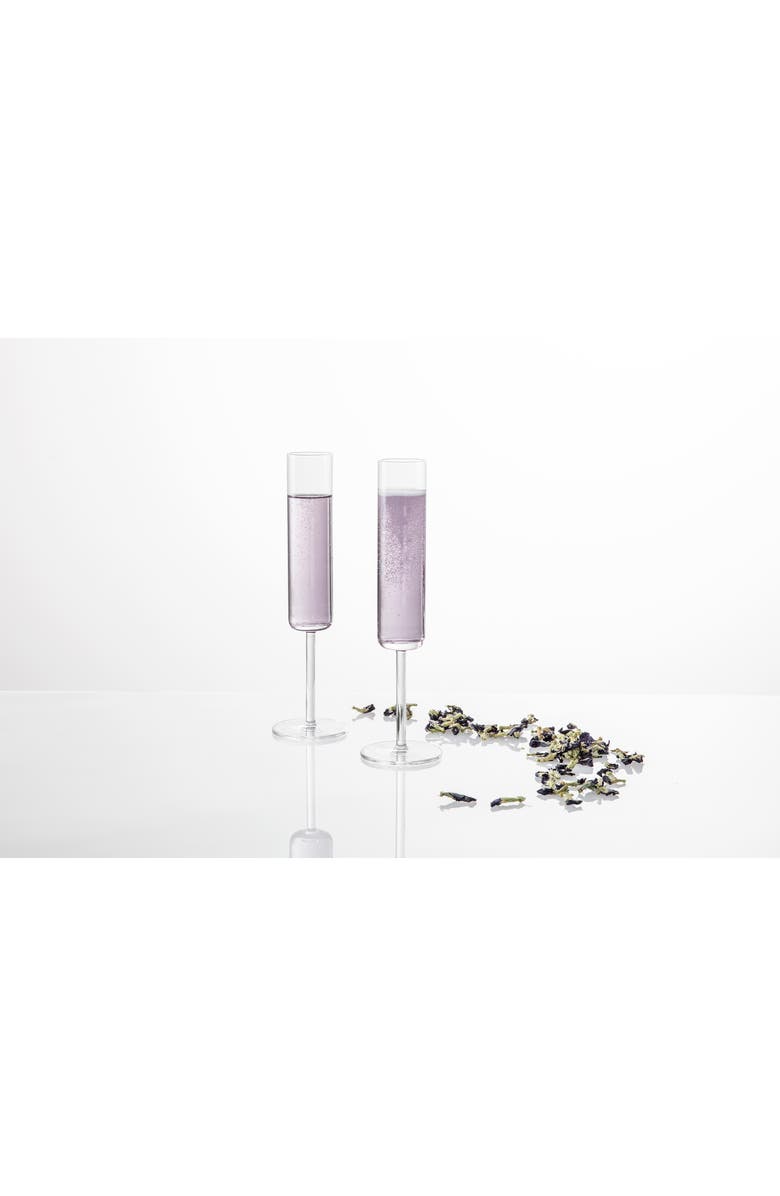 Zwiesel Glass Schott Zwiesel Tritan Modo Set of 4 Champagne Flutes, Alternate, color, Clear