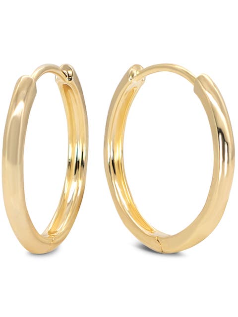 20mm Hoop Earrings in 14K Gold