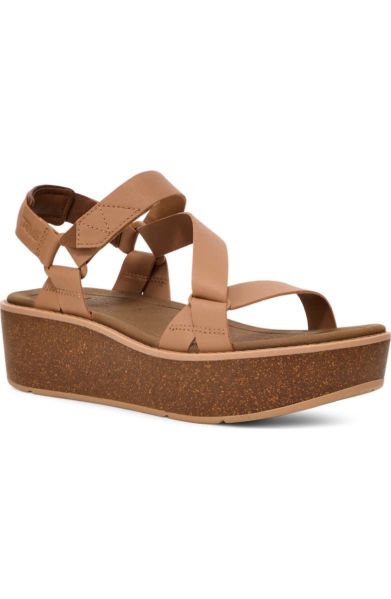 Teva Madera Wedge Sandal, Main, color, Tigers Eye