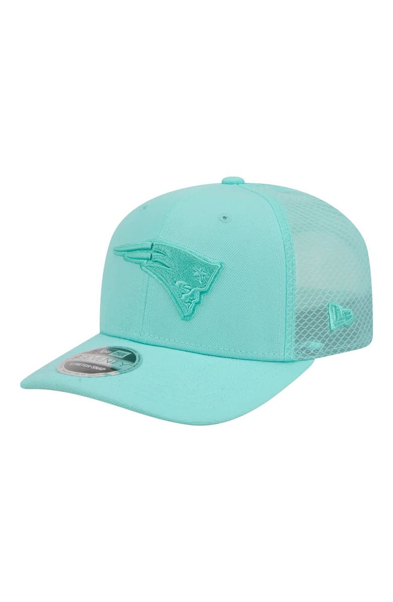New Era Men's New Era  Turquoise New England Patriots Color Pack 9SEVENTY Adjustable Hat, Main, color, Turquoise