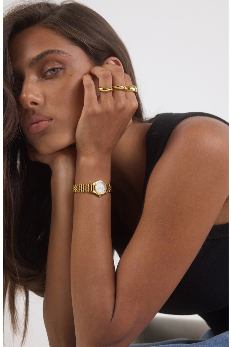 Isobel Bracelet Watch, 20mm, Alternate, color, GOLD