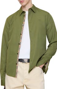Burberry Regular Fit Cotton Poplin Shirt