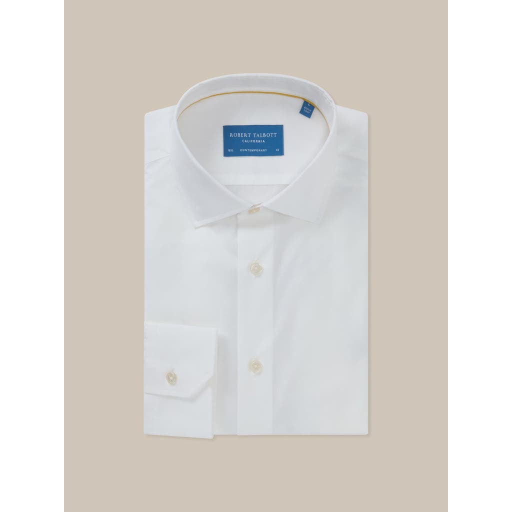 Robert Talbott Reynolds Twill Contemporary Fit Shirt In White