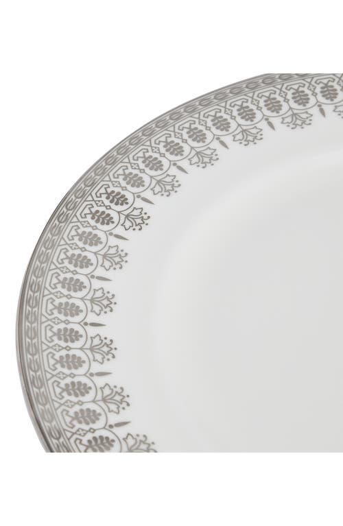 Wedgwood Silver Tonquin Bone China Plate In Multi