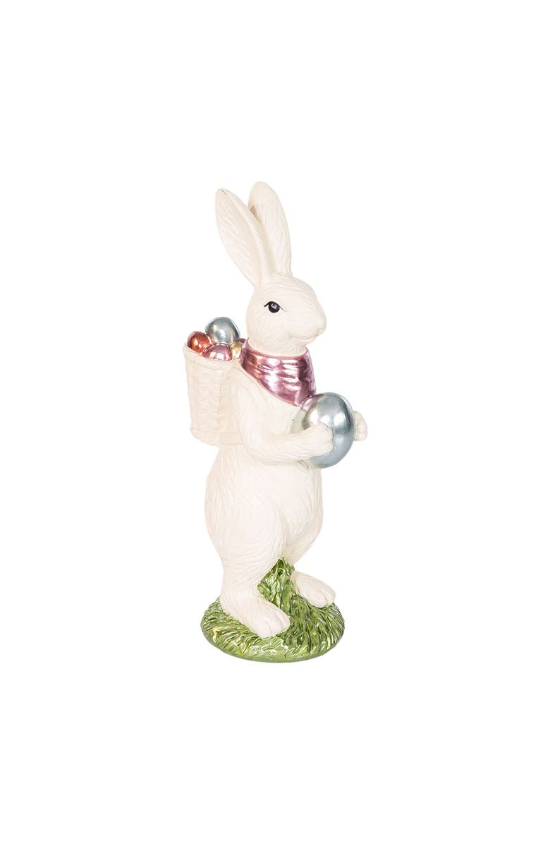 Gallerie II Chocolate Medium Easter Rabbit Figurine, Main, color, White