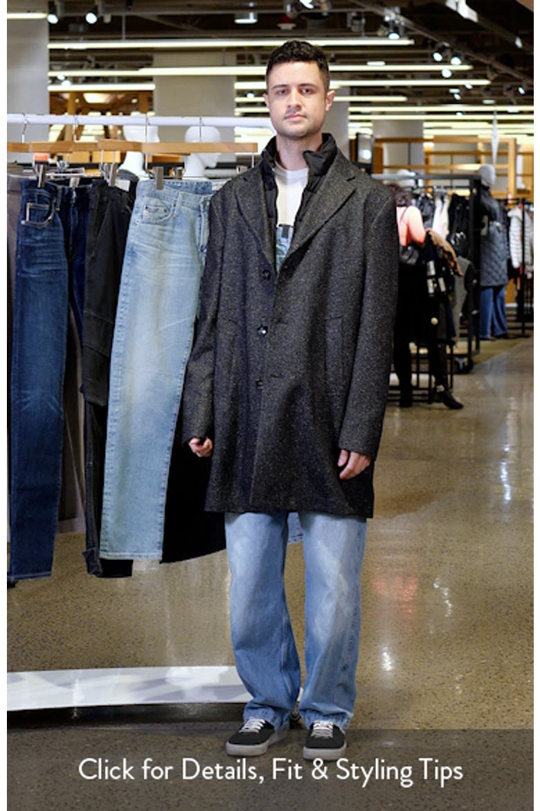 Hyde Tweed Coat with Removable Quilted Bib video