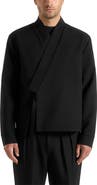 Manière De Voir Robin Textured Wrap Jacket