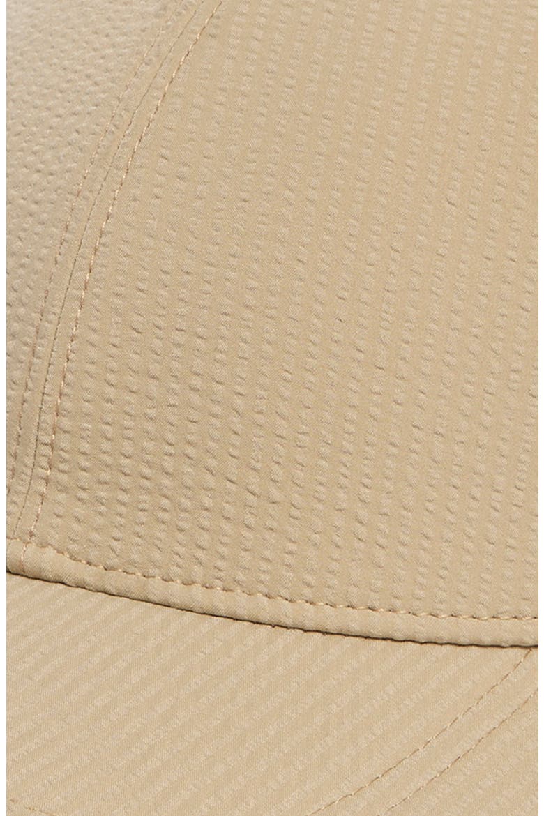 Seersucker Baseball Cap, Alternate, color, PECAN