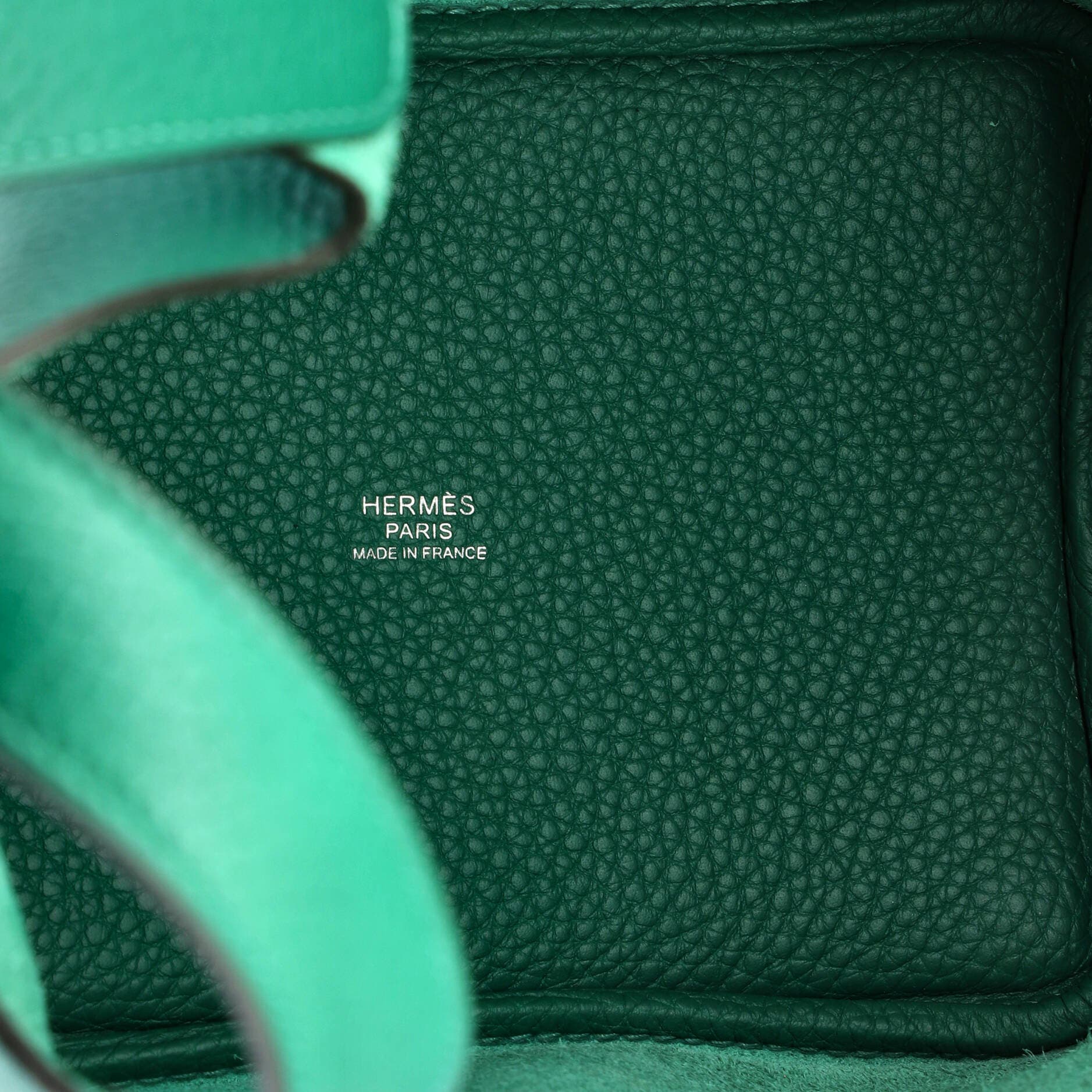 Pre-Owned Hermes Picotin Lock Bag Clemence PM, Alternate, color, Vert Vertigo