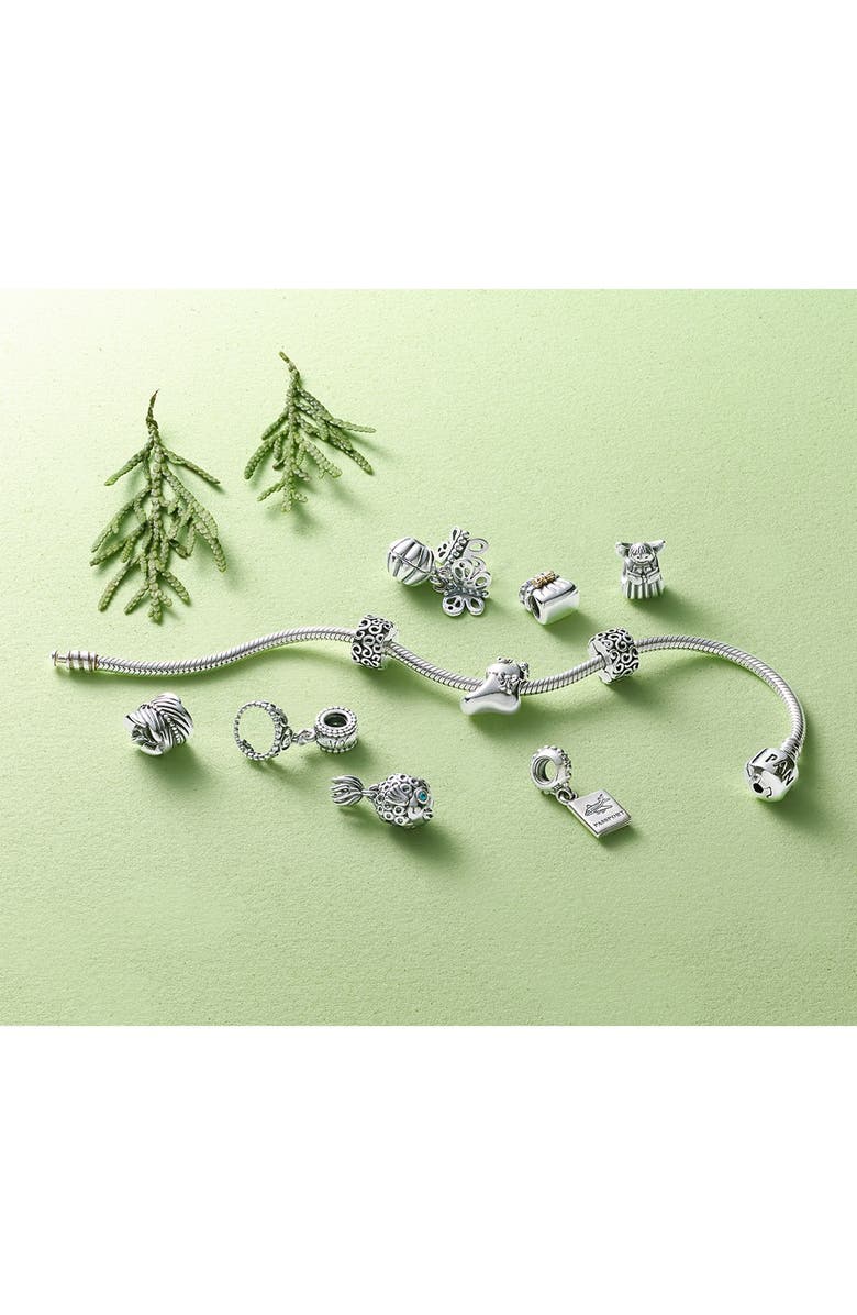 PANDORA Open Heart Spacer Charm, Main, color, 