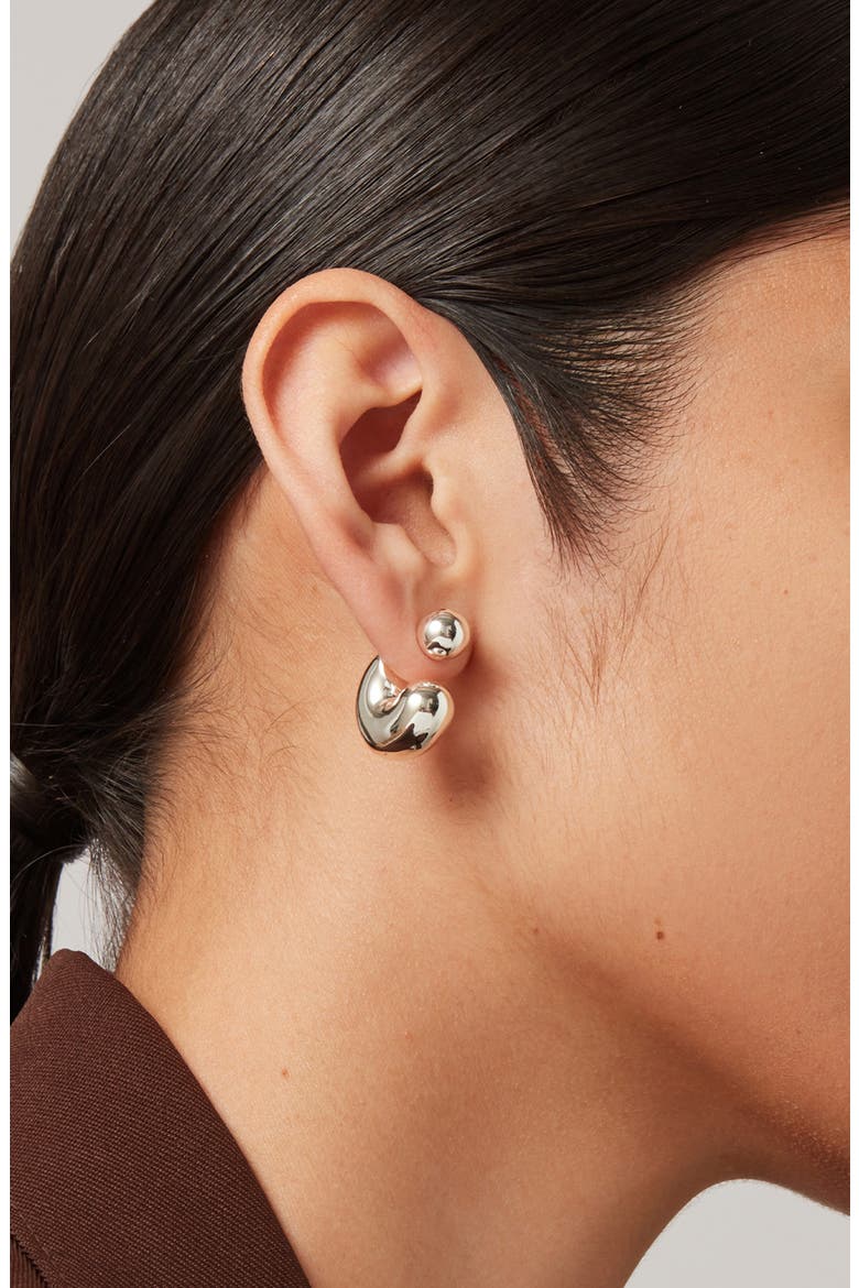 Tome Medium Hoop Earrings, Alternate, color, HIGH POLISH SILVER