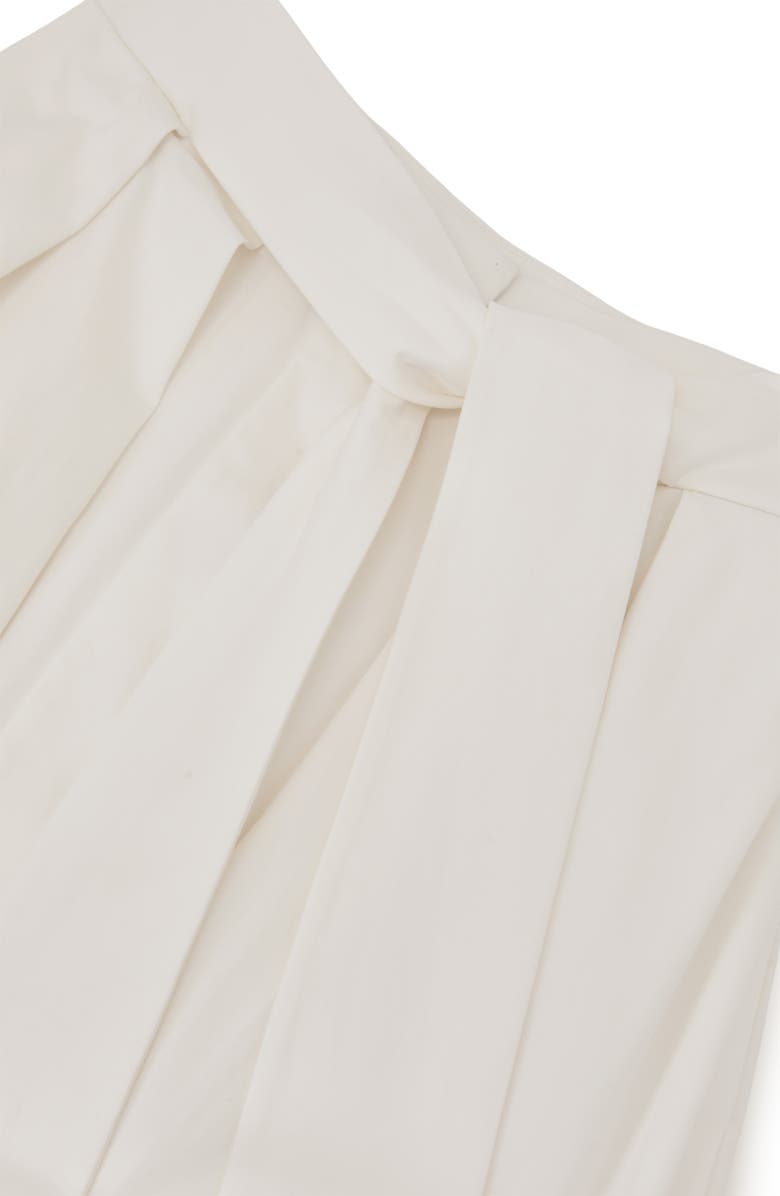 Reiss Simone Cotton Blend Pleated Maxi Skirt, Alternate, color, Ivory