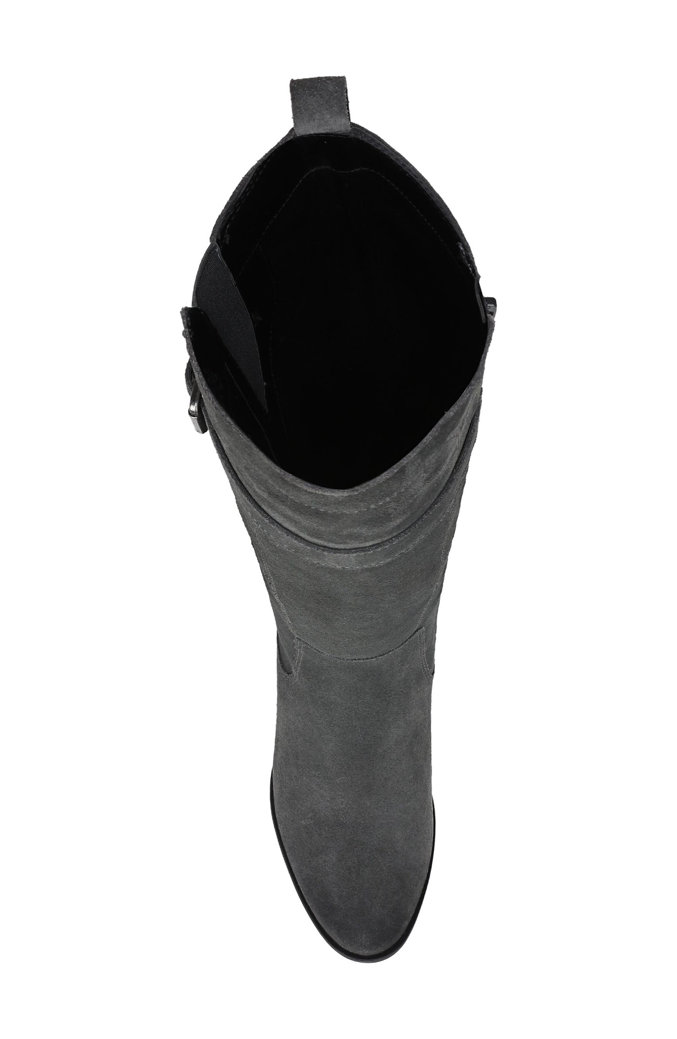 Naturalizer Kenna Knee High Boot, Alternate, color, Grey Suede