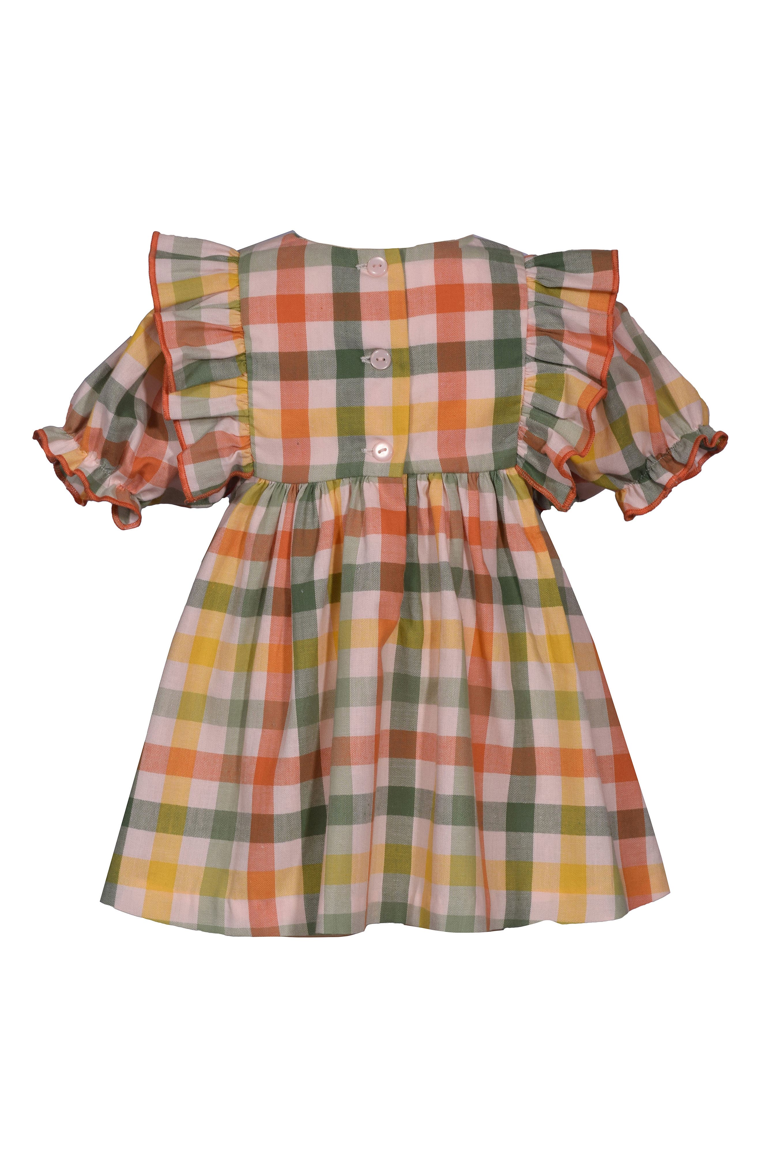 Iris & Ivy Smocked Plaid Pumpkin Dress (Women) | Nordstromrack