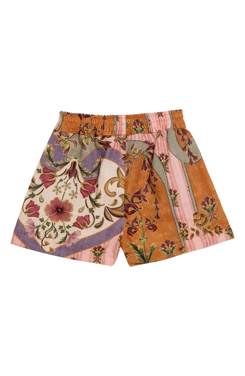 Agua Bendita Kids' Laya Shorts, Alternate, color, Red