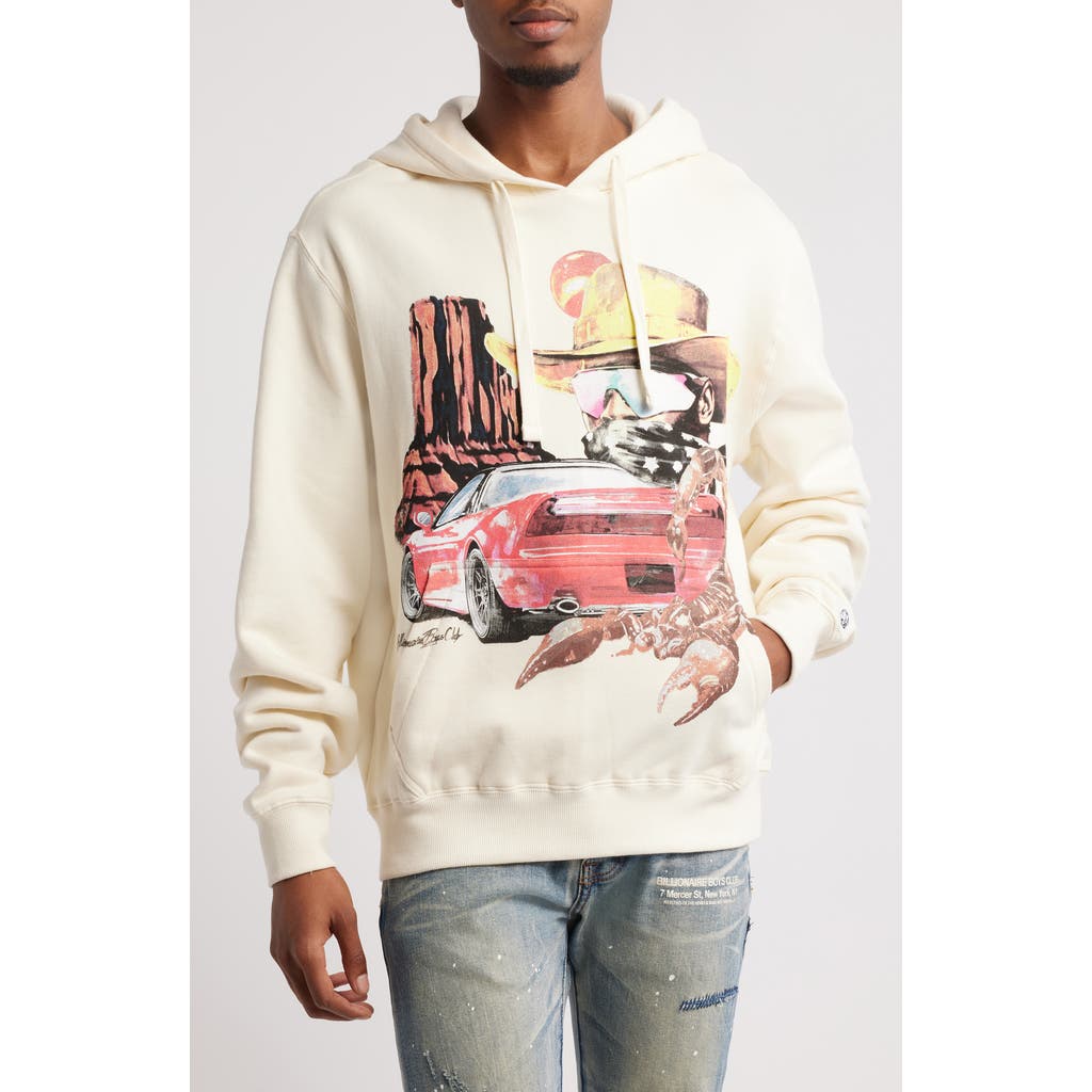 Billionaire Boys Club Bandit Graphic Hoodie In Jet Stream
