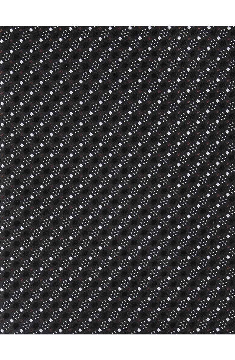 Michael Kors Big & Tall Peregrine Mini Dotted Tie, Alternate, color, Black