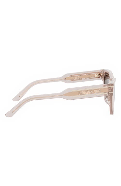 Dior Signature S6u Gradient Butterfly Sunglasses, 54mm In Brown