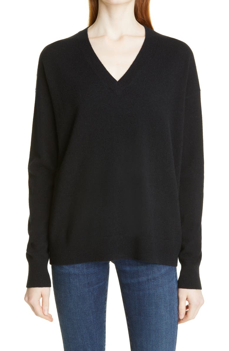Nordstrom Signature Cashmere V-Neck Sweater, Main, color,