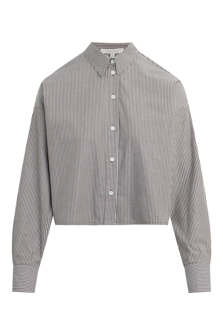 The Next Chapter Striped Cropped Shirt, Alternate, color, ESPRESSO/ WHITE STR