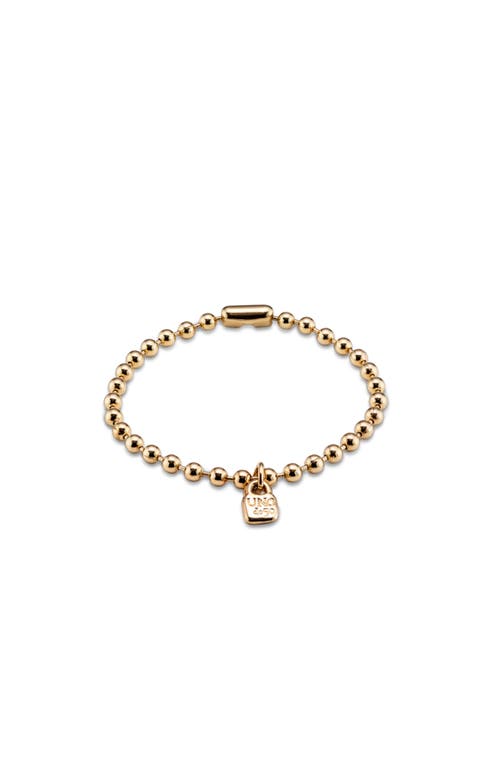 UNODE50 Beaded Charm Bracelet in Gold  product