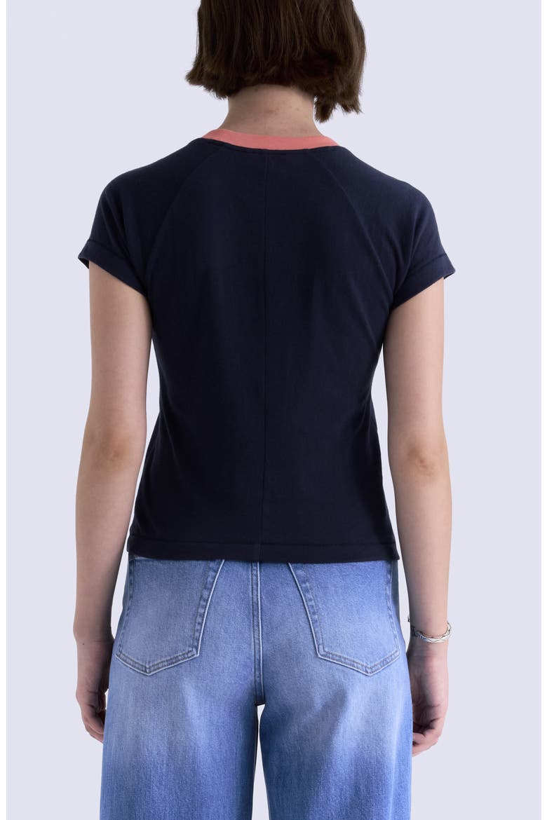 Ryn Ringer Cotton T-Shirt, Alternate, color, NAVY SHIP