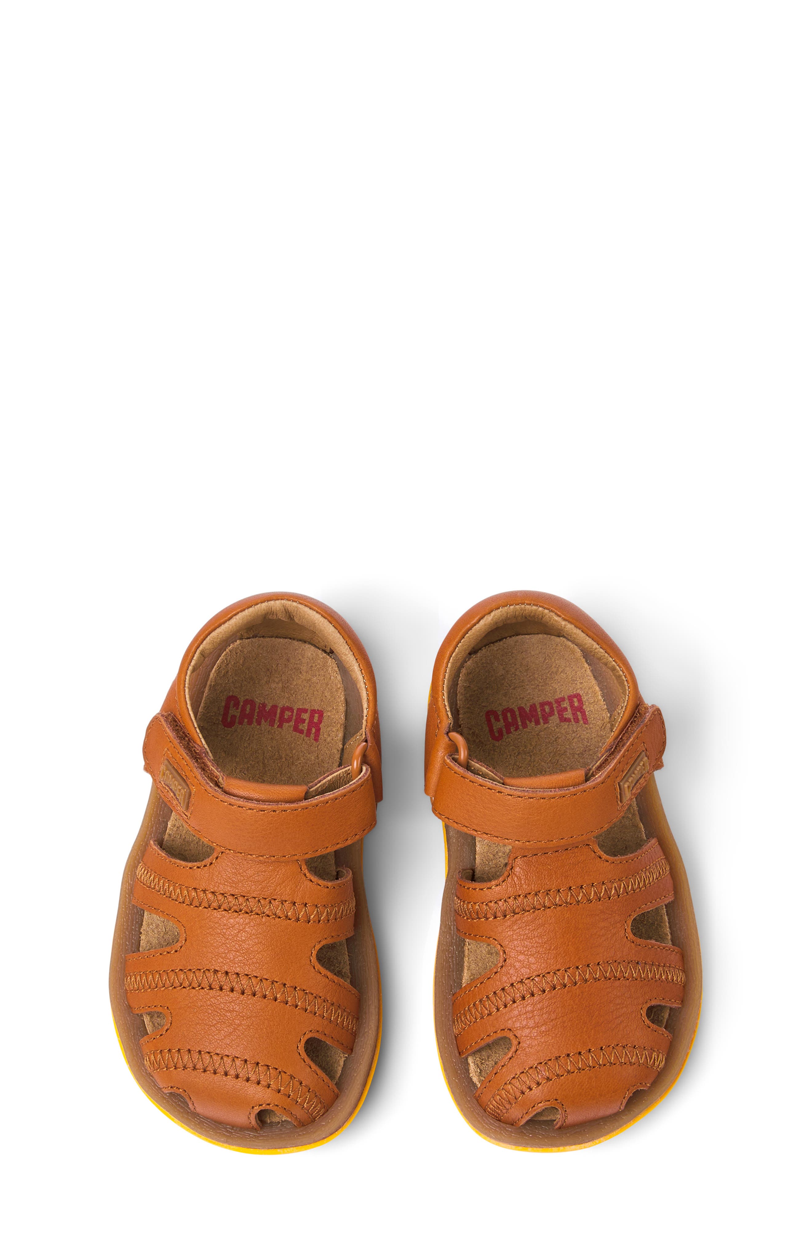 Kids' Bicho Sandal, Alternate, color, MEDIUM BRO