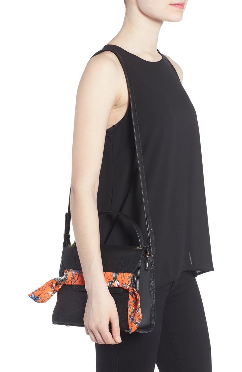 Sam Edelman Mia Calfskin Top Handle Satchel, Alternate, color,