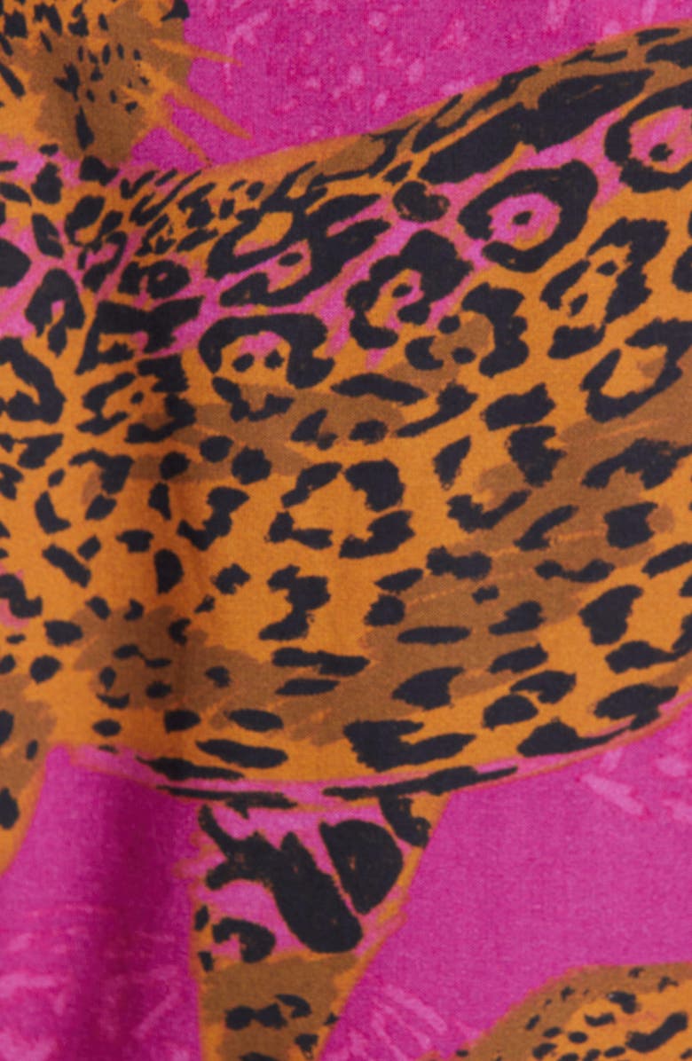 FARM Rio Artsy Leopards Minidress, Alternate, color, 